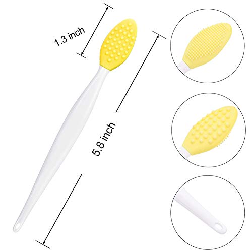 Facial Cleansing & Lip Scrub Brush Set - Silicone Face Mask & Lip Exfoliator