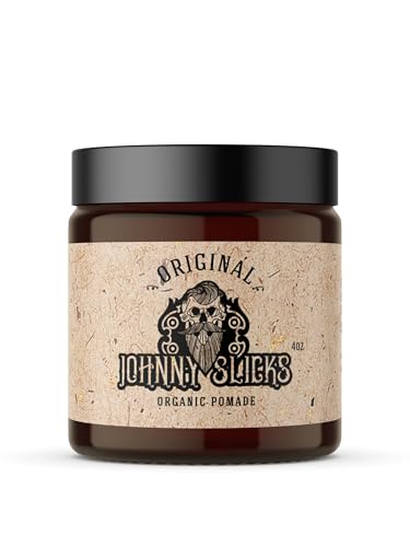 Johnny Slicks Oil Based Pomade for Men | 4oz Organic Hair Styling
