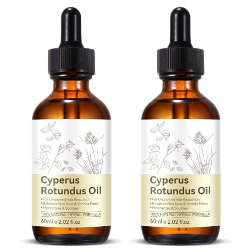 Cacukn Cyperus Rotundus Hair Growth Inhibitor Oil 2 Fl Oz (Pack of 2)