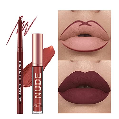 BestLand 12-Piece Matte Liquid Lipstick & Liner Set