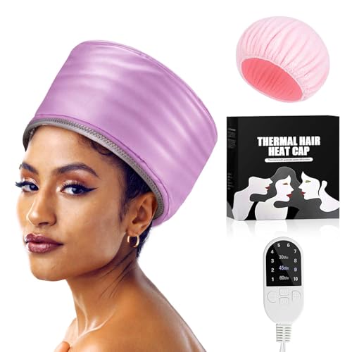 Electric Hair Steamer Cap with 10 Heat Levels