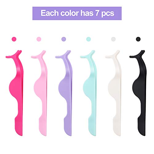 42-Piece Eyelash Applicator Tool Set with Tweezers & Removal Clips