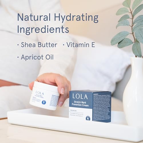 LOLA Stretch Mark Cream - Cocoa Butter Body Oil 4 Fl Oz