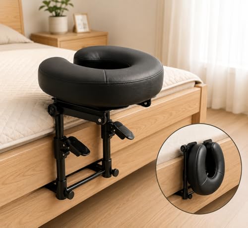Adjustable Massage Headrest for Bed - Memory Foam Face Cradle