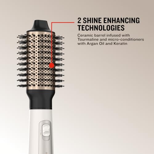 Remington Shine Therapy 2.4” Oval Hair Dryer Brush with Keratin & Argan Oil