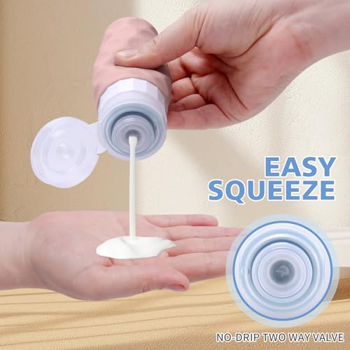 Silevoler Travel Bottles 3oz TSA Approved Leak Proof Toiletries