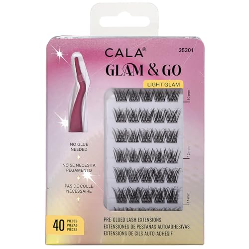 Pre-Glued Lash Clusters - Light Glam 40 Pack