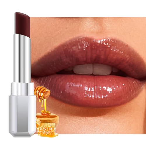 Brown Honey Tinted Lip Balm - Moisturizing Lip Gloss for Dry Lips