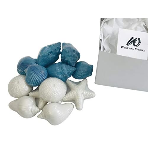 Westman Works Nautical Sea Soap Set One Dozen Assorted Novelty Beach Shapes, Pack of 12