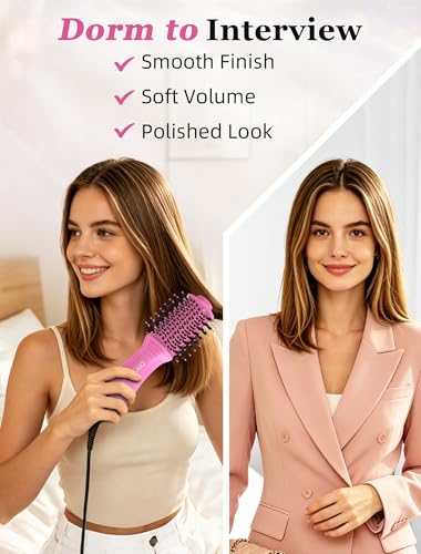 2 Inch Ceramic Blow Dryer Brush - Hot Air Styling Tool