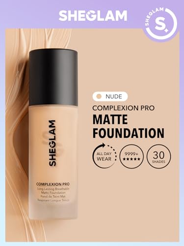 SHEGLAM Full Coverage Waterproof Foundation - Matte Liquid