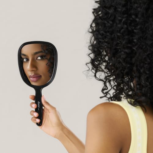 Diane Handheld Mirror 5" x 11" with Handle for Makeup & Grooming