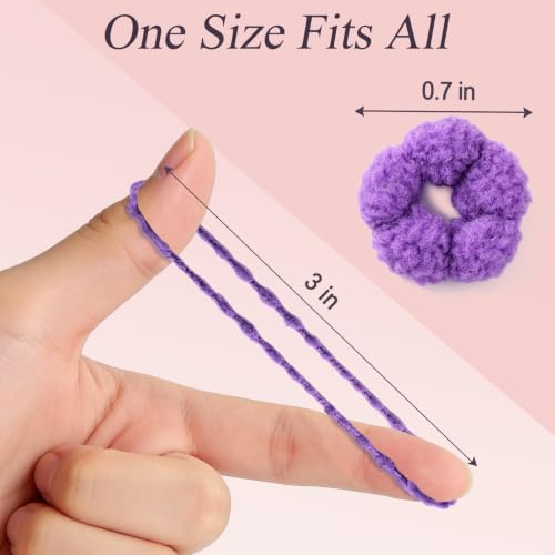100 Soft Infant Hair Bands - Stretchy Ponytail Holders for Kids