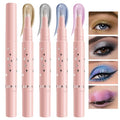 4-Color Shimmer Liquid Eyeshadow Stick with Brush