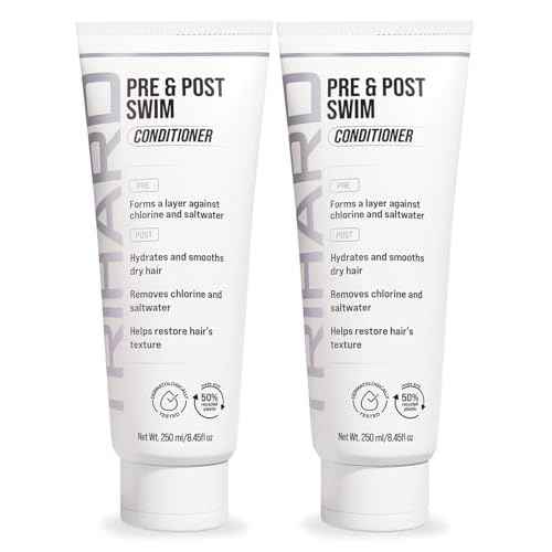 TRIHARD Chlorine Defense Swim Conditioner, Protect and Hydrate Hair from Pool and Ocean, Chlorine and Saltwater Pre and Post Swim Hair Protection, Hydrating Conditioner for Swimmers