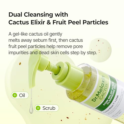 Pore Relief Scrub Cleansing Oil with Cactox & LHA