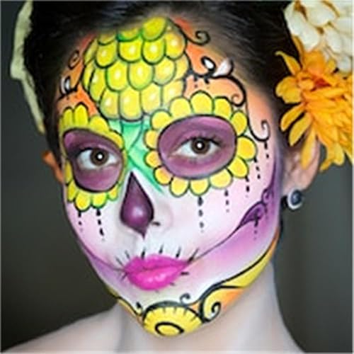 Yellow Airbrush Face Body Paint 2.1oz - Water Based FX Makeup