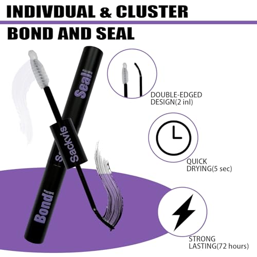 DIY Lash Clusters Kit 280pcs - D Curl Eyelash Extensions with Tools