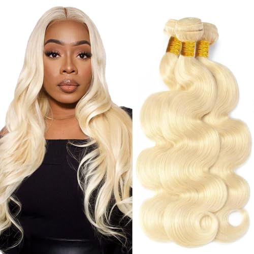 613 Blonde Body Wave Hair Bundles - 300g Brazilian Human Hair