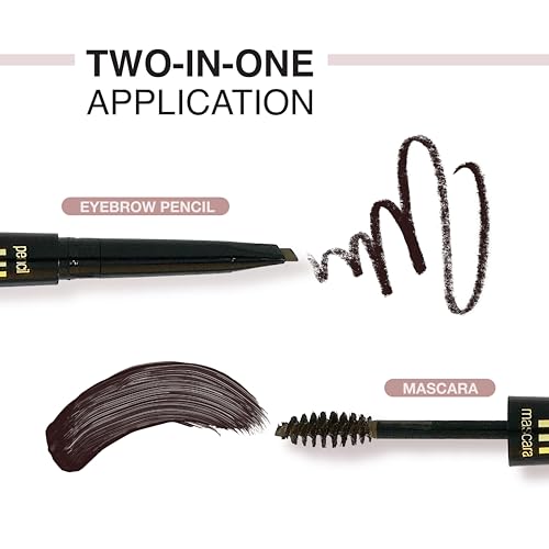 EBIN Secret of Pharaoh Dual Eyebrow Pencil & Mascara