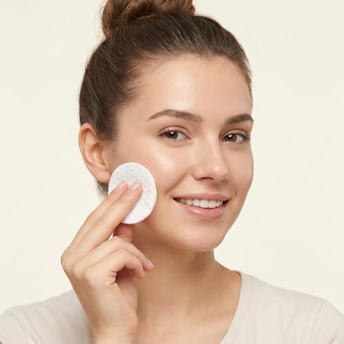 2000 Cotton Rounds 2.28" Pearl Embossed Makeup Remover Pads