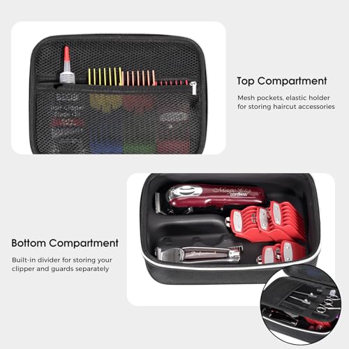 ProCase Barber Clipper Carrying Case - Hard Travel Bag