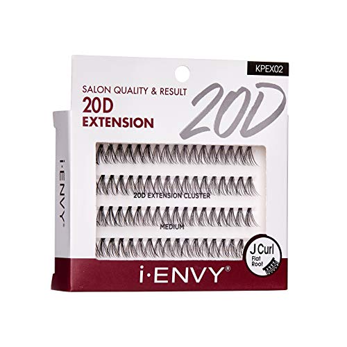 i?ENVY 20D Extension Cluster Individual Lashes (Medium, 3 Pack)