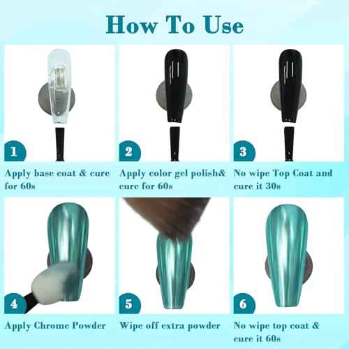 SIUSIO Chrome Nail Powder, Metallic Mirror Effect Chrome Powder Holographic Shimmer Glitter Dust Manicure Decoration Nail Art Pigment for DIY Gel Polish Nail Art, Resin Craft, Salon, Gifts - Gold