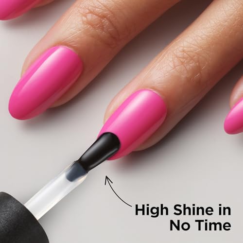 CND Vinylux Longwear Shine Top Coat Nail Polish - Fast Drying, 0.5 oz