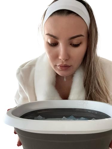 Glacial Facial Ice Water Face Plunge Kit, Chemical Free, Face Mask Alternative for Smooth Skin