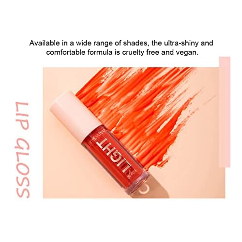 6PCS Lip Oil Light Lipgloss Set, Moisturizing Hydrating Lip Glow Oil Lip Gloss Kit High Shine Lip Plumping Glass Finish Liquid Lipstick for Women (Set A)