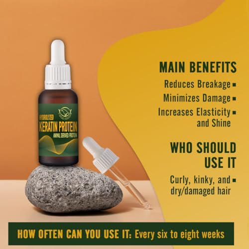 Hydrolyzed Keratin Protein 30ml - Hair Strengthening & Repair