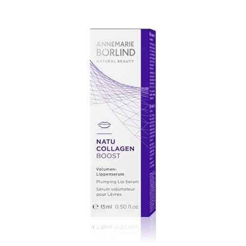 ANNEMARIE B?RLIND - NATU COLLAGEN BOOST Plumping Lip Serum - redefining, plumping, rejuvenating lip care, with botanical collagen and plant-based protein, lip plumper, vegan, 0.50 Fl. Oz.