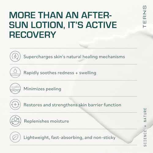 TERNS Mayday Intense After Sun Gel Cream ? Fast-Acting Sunburn Recovery with Marine Ingredients ? Cooling, Dermatologist Approved Skin Relief and Repair, Fragrance Free 2 oz