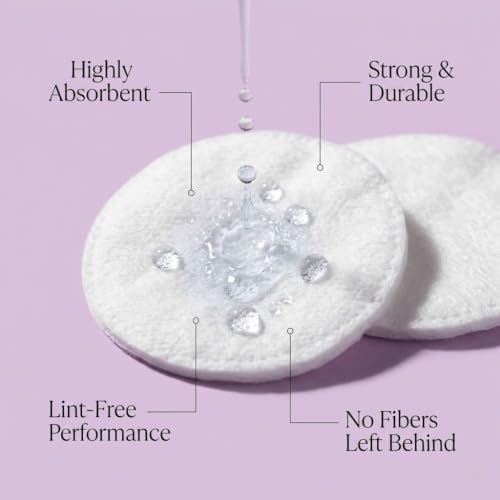 Premium Cotton Pads for Face – Pack of 480 Double-Sided Rounds