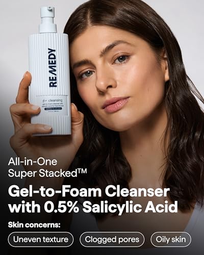 Remedy Gel-to-Foam Cleanser | Salicylic Acid & Ceramides