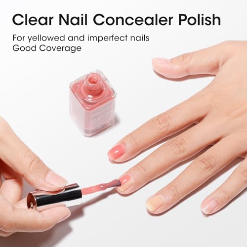 GELLEN Illuminating Nail Concealer Base Coat - Dusty Rose
