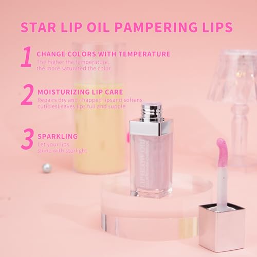 pH Color Changing Lip Oil - Hydrating Glossy Lip Balm