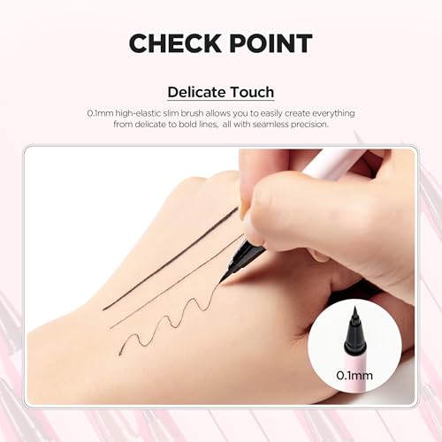lilybyred AM9 to PM9 Waterproof Eyeliner Pen - Matte Brown