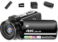 4K Video Camera Camcorder with 18X Zoom & Night Vision