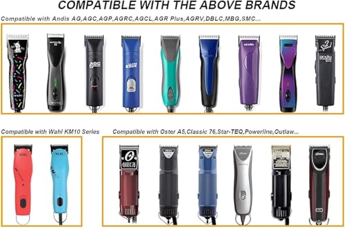 Ruzros Professional Detachable Ceramic Blades Set for Clippers - 5 Pack