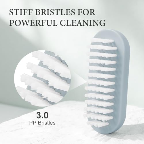 Heavy-Duty Nail Brush for Deep Cleaning Fingernails & Toes - 4 PCS
