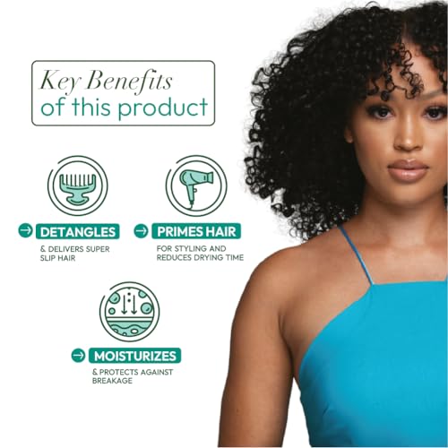 ORS Olive Oil Max Moisture Leave-In Conditioner with Rice Water and Electrolytes for Supercharged Hair Hydration 16.0 Ounce (1)
