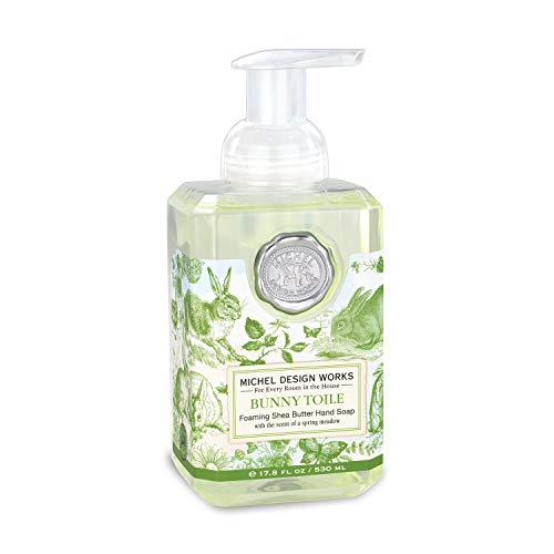 Michel Design Works Foaming Hand Soap, Bunny Toile