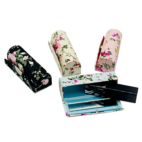 4 Pcs Lipstick Case with Mirror for Purse Travel Lipstick Organizer