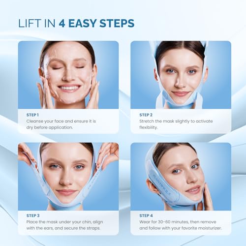 PLANTIFIQUE V-Line Chin Strap Mask - Jawline Shaper