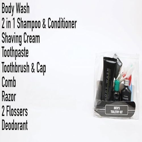 Trail Maker Men's 13-Piece Travel Toiletry Kit with TSA Bag