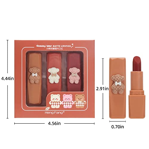 Semi Matte Velvet Lipstick - Long Wearing Waterproof Lip Stain