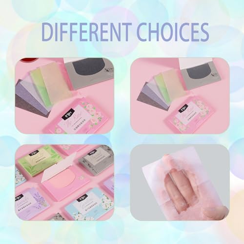 Oil Blotting Sheets for Oily Skin - 200 Sheets, Natural Face Absorbing Paper, Unisex, Compact for Travel & Daily Use