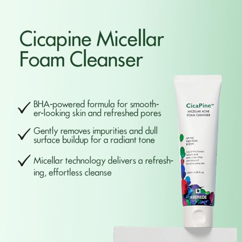 Cicapine Micellar Foam Cleanser for Acne-Prone Skin